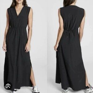 Athleta Marlow Maxi Dress - Black - Small